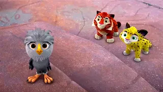 Leo and Tig 🦁 Bird day 🦅🐯 Funny Family Good Animated Cartoon for Kids