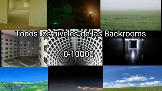 Todos los niveles de las backrooms 0 - 10,000