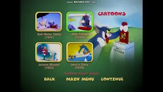 Tom And Jerry Greatest Chases 2000 DVD Menu Walkthrough