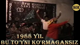 TO'Y AVJIDA💯ALBATTA KO'RING 1988 YIL ( ЧЁТКИЙ НОСТАЛЬГИЯ )