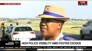 Traffic officials increase visibility over festive season