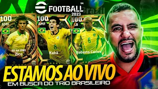 🚨🔥 PACK OPENING INSANO EM BUSCA DO ÍDOLO ZICO | KAKÁ, R.CARLOS E ZICO BIG TIME | EFOOTBALL 2023