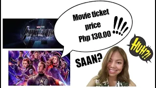 AVENGERS END GAME MOVIE TICKET??? PHP 130.00? FOR REAL?