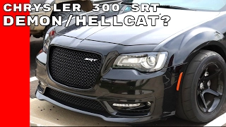Widebody Chrysler 300 SRT With Dodge Demon Wheels Could Be New Hellcat