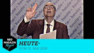 heute- vom 31. Mai 2018 | NEO MAGAZIN ROYALE mit Jan Böhmermann - ZDFneo