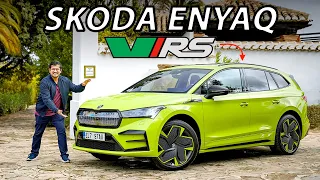 The performance EV SUV for the family? Skoda Enyaq vRS driving REVIEW