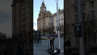 Strawberry Fields Forever The Beatles #liverpool #busker #liverpoolsbuskers #streetbusker