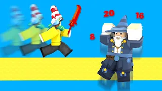 So I used SPEED POTIONS to troll in Roblox Bedwars...