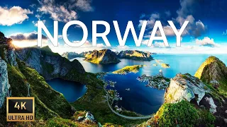 FLYING OVER NORWAY (4K UHD) - Relaxing Music Along With Beautiful Nature Videos(4K Video Ultra HD)