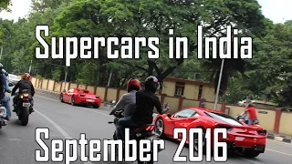 Sep 2016 Supercars Spotted in India (Bangalore)