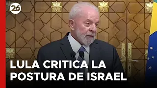 EGIPTO | Lula critica la postura de Israel durante el conflicto en Gaza