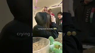 CRYING prank on family 😂😭