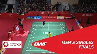 MS | Kazumasa SAKAI (JPN) vs Anthony Sinisuka GINTING (INA) | BWF 2018