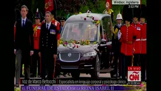 ANÁLISIS LENGUAJE CORPORAL FUNERAL REINA ISABEL II