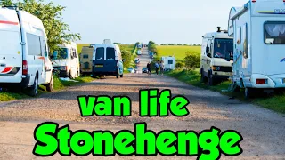 Vanlife UK Stonehenge. A day in the life of a full timer van dweller. First time paddle boarding.