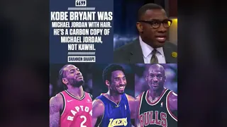Shannon Sharpe says the closest thing to MJ Was Kobe Bryant “ he was MJ with hair “