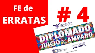 CRÍTICA 04 al Diplomado "Juicio de Amparo", 2021. Sesión 2. del Módulo II. 25 de febrero de 2021.