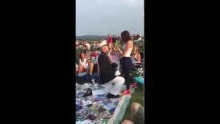 Marine Proposes at "Salute to Independence" on July Fourth