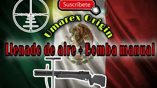 Umarex Origin|Como llenar nuestro rifle de aire PCP|Bomba manual|en español