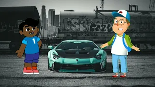 Train Vs Lamborgini funny video | Cartoon |#AV_TV