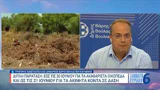 Διπλή παράταση:  Για τα ακαθάριστα οικόπεδα και για τα ακίνητα κοντά σε δάση| 1/6/24 | ΕΡΤ