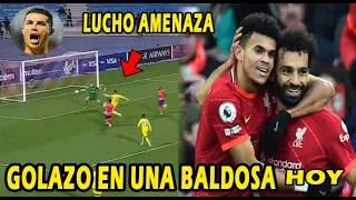 REACCIONO A GOLAZO LA PICA MAGIA¡ LUIS DIAZ SALAH