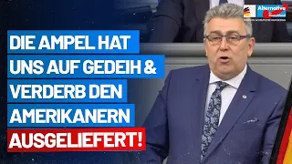 Die Ampel hat uns auf Gedeih & Verderb den Amerikanern ausgeliefert! -Bernd Schattner - AfD-Fraktion