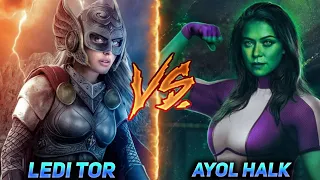 LEDI THOR VS AYOL HALK | JANE FOSTER VS JENIFER WOLTER KIM KUCHLI BATL @NOVA UZ