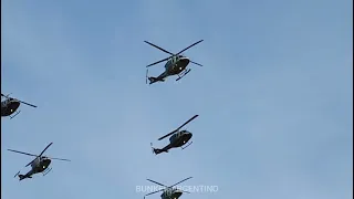 Helicópteros desfile aéreo Dia de la Fuerza Aérea Argentina 10 de agosto 2022💪🇦🇷