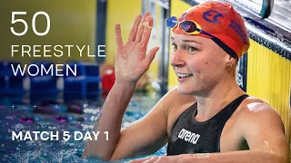 Women's 50m Freestyle | PLAYOFF MATCH 5 (16/18) DAY 1