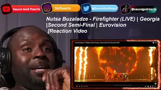 Nutsa Buzaladze - Firefighter (LIVE) | Georgia 🇬🇪 | Second Semi-Final | Eurovision 2024| REACTION