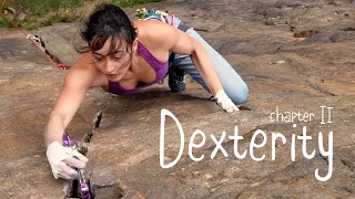 my second UK trad lead! 😅 Chapter 2: Dexterity (E1) 🧗 with Wide Boyz legend Tom Randall