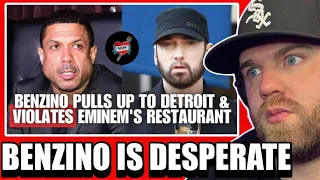 Benzino Pulls Up At Eminem’s “Mom’s Spaghetti” To Film His Music Video- DUDE IS DESPERATE