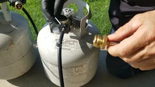 How to clear a fouled 8' adapter hose