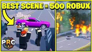 Whoever creates the BEST ROLEPLAY SCENE in ERLC wins 500 robux! (Emergency Response Liberty County)