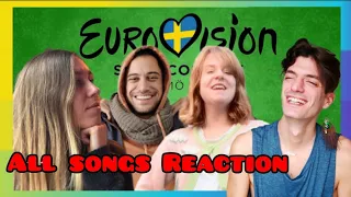My Chosen Family (French, Greek, British) Reacts to All Eurovision 2024 Songs!