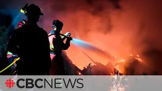 Thousands evacuate as wildfire scorches in the Canary Islands