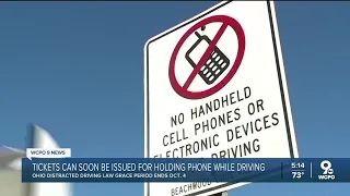 Tickets can soon be issued in Ohio for holding phone while driving