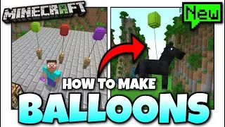 Minecraft - HOW TO MAKE BALLOONS [ Tutorial ][ Chemistry ] MCPE / Xbox / Bedrock