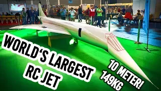 10 METERS! 149,5 KG! WORLD'S LARGEST RC CONCORDE JET MODEL IN PROGRESS