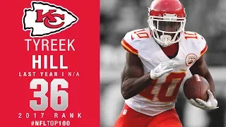 #36: Tyreek Hill (WR, Chiefs) | Top 100 Players of 2017 | NFL