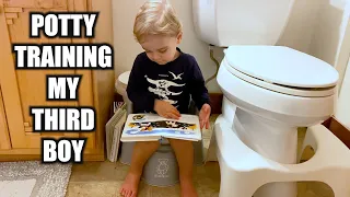 3 Day Potty Training Method Vlog | Potty Training my 3rd Boy #pottytraining