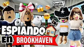 ESPIANDO CASAS TURBIAS en BROOKHAVEN con @YoSoyLoki 😱ROBLOX || MIA PLUMONES