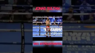 JONAS SULTAN - NEW WBO INTERCONTINENTAL CHAMPION 10/31/21 #shorts