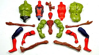 Merakit Mainan Spider-Man Vs Siren Head Vs Hulk Smash - Avengers