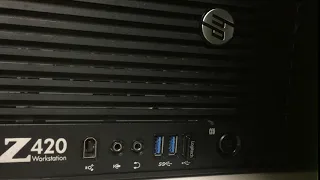 HP 420 power on problem