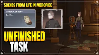 Unfinished Task | Scenes From Life in Meropide | World Quests & Puzzles |【Genshin Impact】