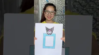 Làm Bảng Tự Xóa Đền Cho Kuromi - Make a Self-Erasing Board for Kuromi #huyenbi #viral