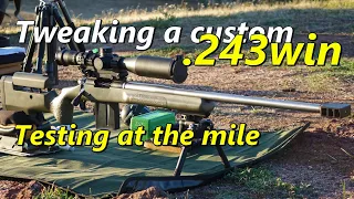 243win, ELR testing at the mile (shortened barrel 26")