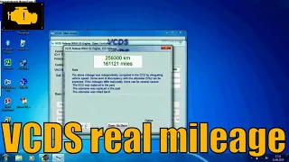 VCDS real mileage VCDS